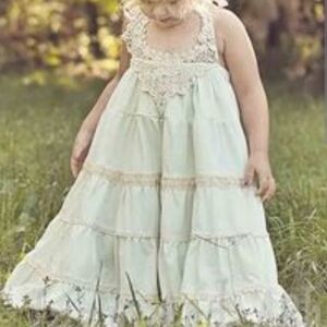 Dollcake Cream Lace Kids Dress